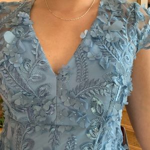 Carmen Marc Volvo Light Blue Dress